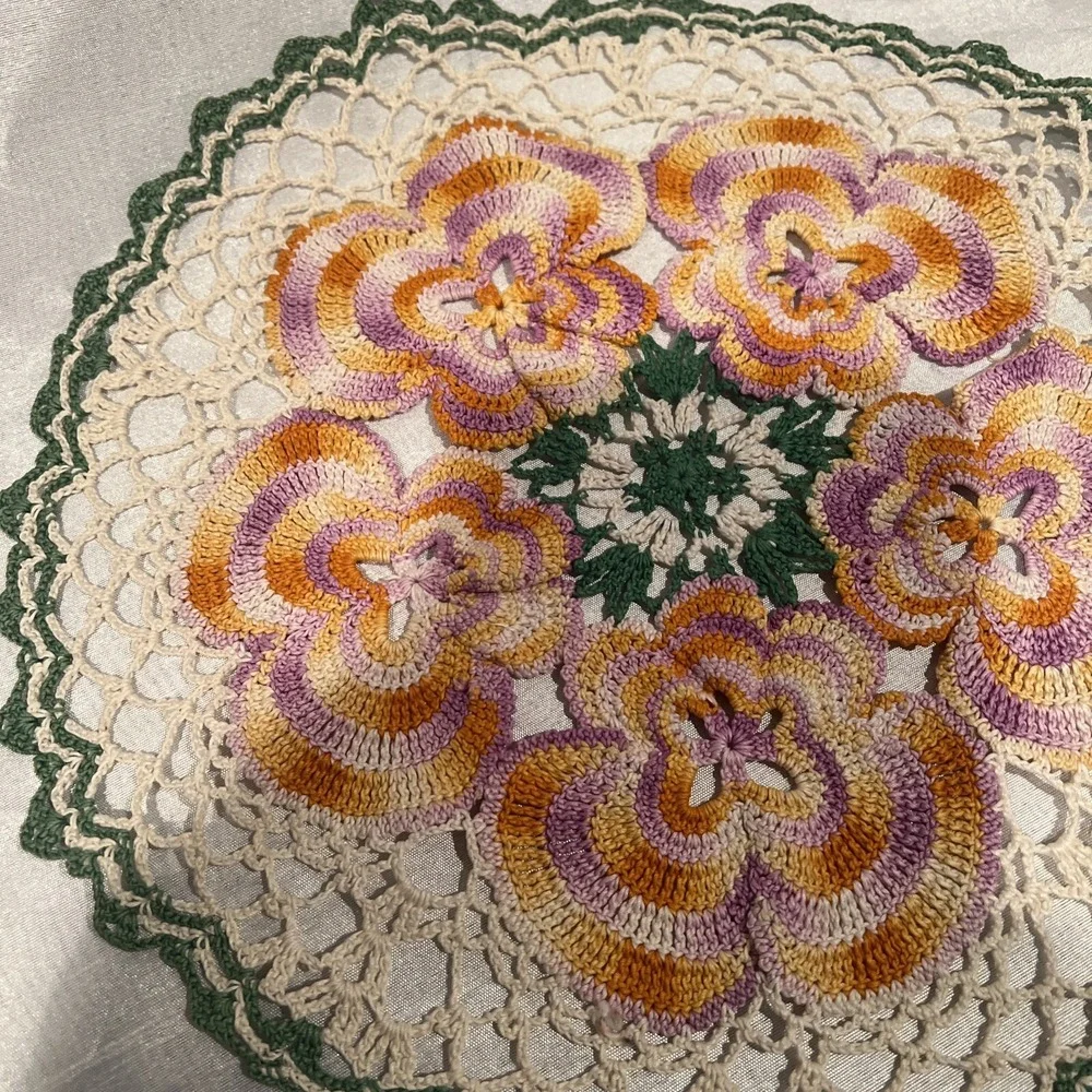 Vintage Hand Crocheted 13